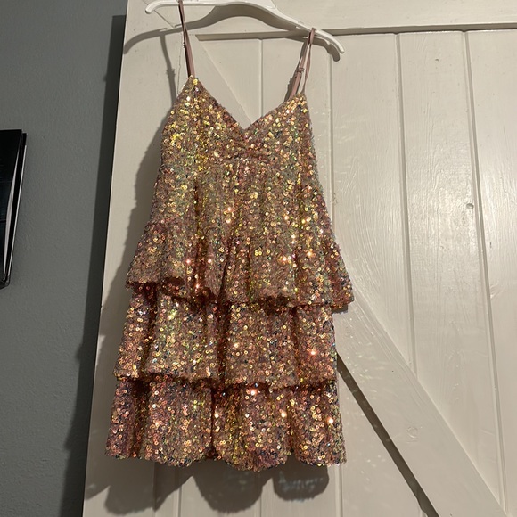 Sequence Pink Mini Dress - Picture 3 of 5